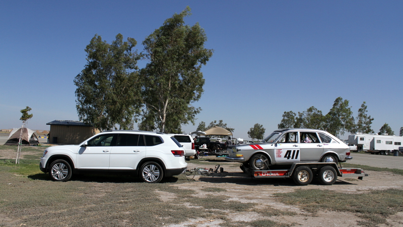 Illustration for article titled The 2018 Volkswagen Atlas Towed My Classic VW Race Car Across The Country
